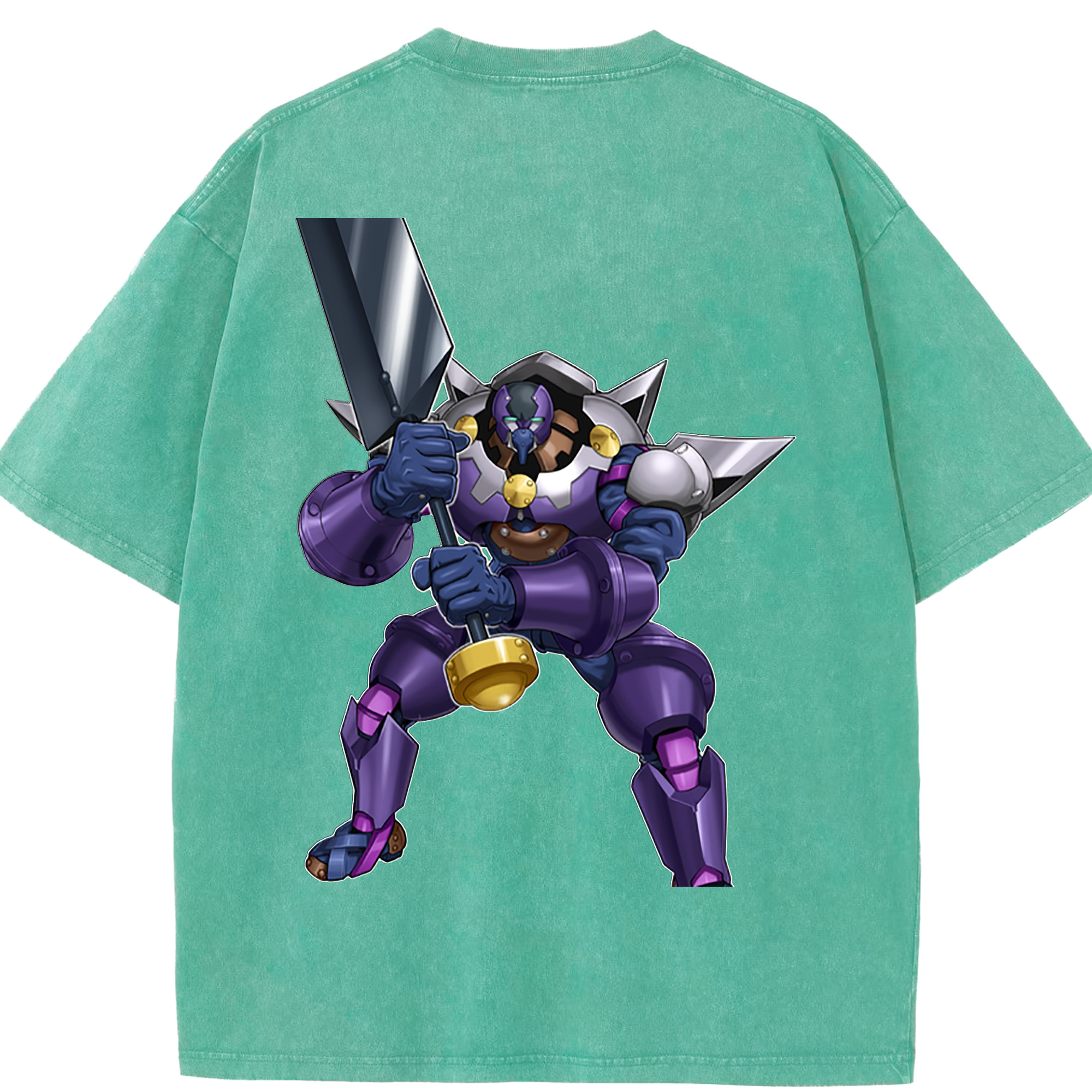 （画像用） 遊☆戯☆王 Yu-Gi-Oh! 綿100% ヴィンテージ風 半袖Tシャツ（背面プリント）